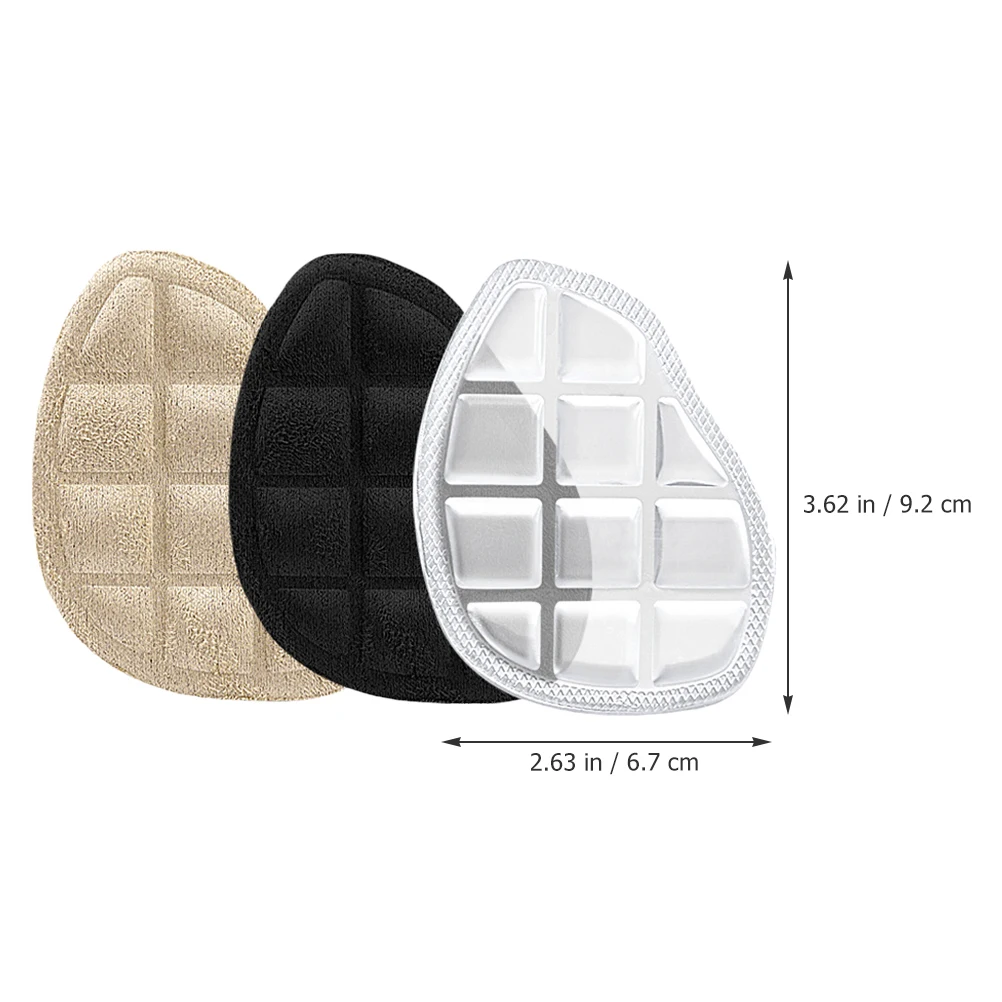 

3pcs Forefoot Pads Women Foot Cushion High Heel Insoles Adhesive Shoe Inserts Anti-Slip Nonskid Pads Foot Protection For