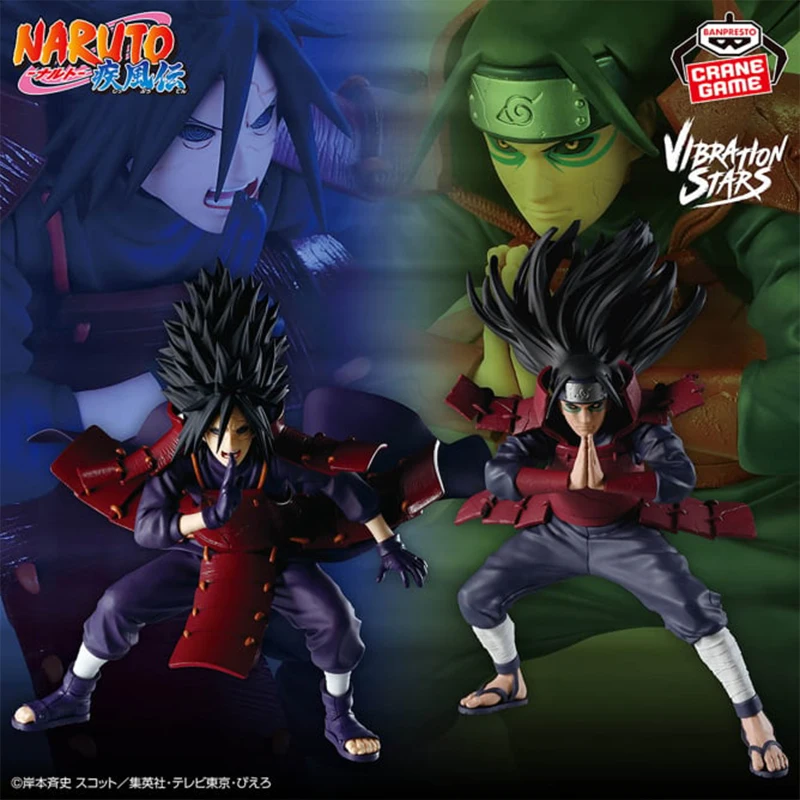 

Original Bandai Banpresto Vibration Stars-Senju Hashirama-Uchiha Madara 18Cm Anime Figurine Genuine Collections Model Toy Gift