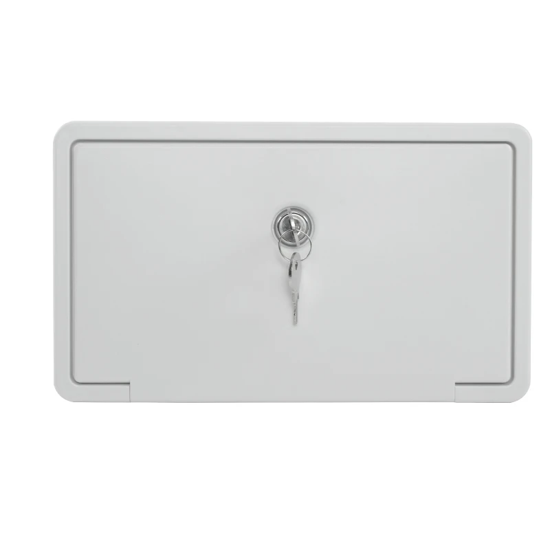 TYTXRV 231*118mm RV Hatch Door with Lock ABS Material White Waterproof Caravan Luggage Door for Outdoor RV Marine Boat view 5