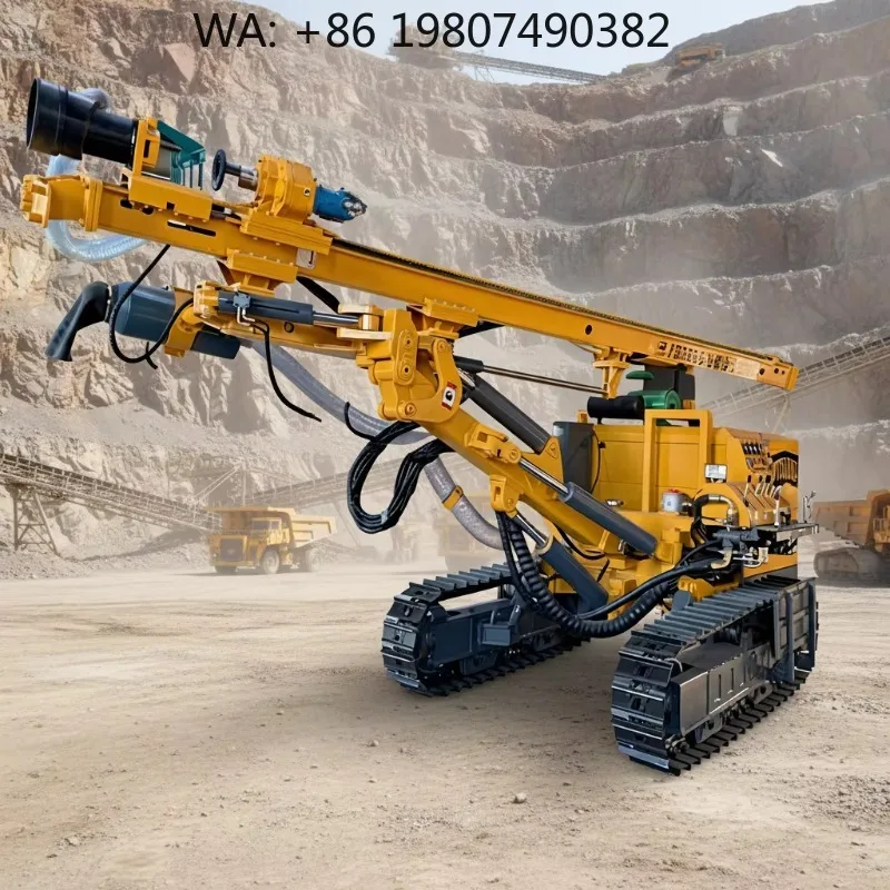 Split DTH Rock Drilling Rig For Surface Blasting Hole Mining Construction Drilling Works