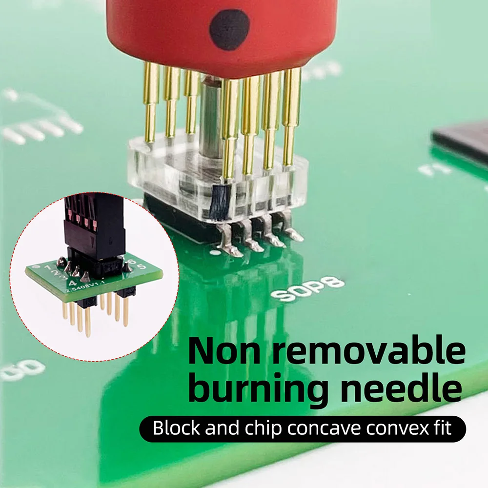 SOP8/WSON Microchip Spring Pins for Programming Read/Write Testing Hard Drive Data Recovery Read/Write Cable Programming Pins