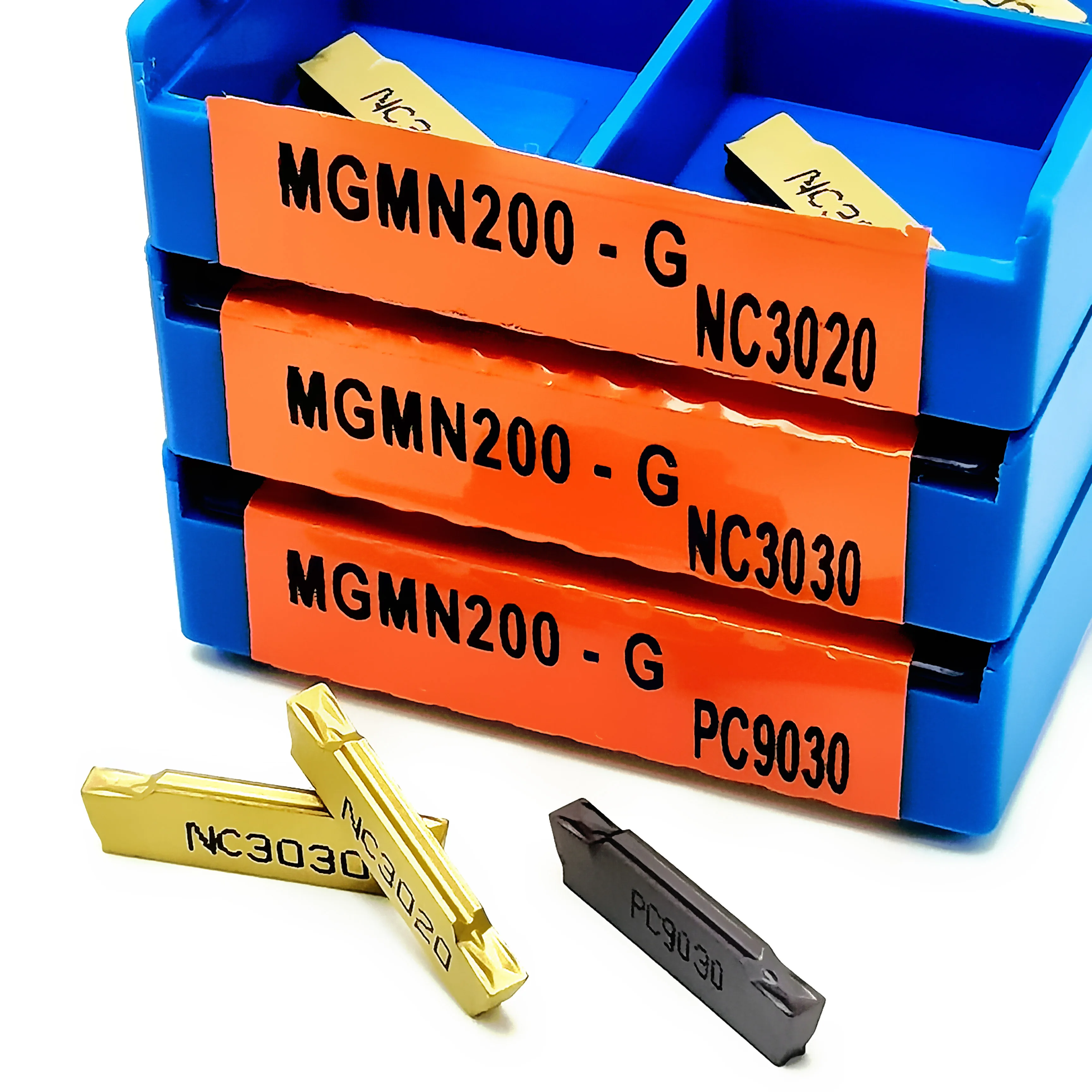 Premium quality MGMN200 G NC3020 3030 PC9030 original grooving carbide inserts Parting and grooving tools