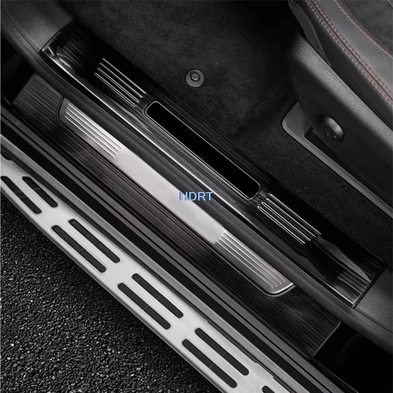 For Mercedes-Benz GLE GLS Class W167 V167 X167 2020 + Car Styling Welcome Pedal Rear Trunk Guard Plate Door Sill Threshold Scuff