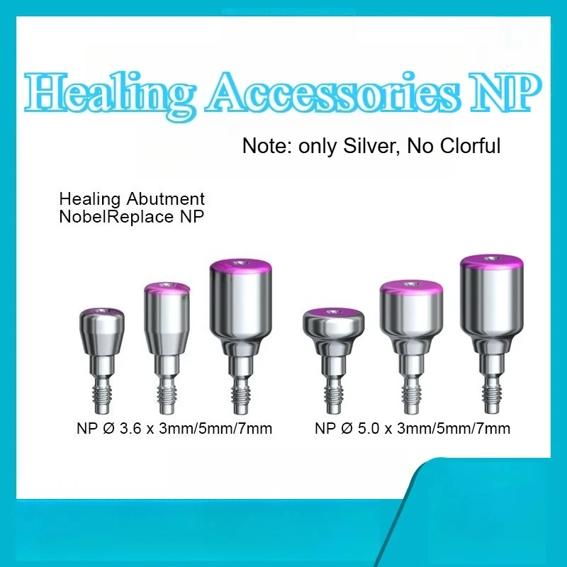 

1Pcs Dental Healing Accessories Implant Replacement NP Universal NOB Disposable Transfer Rod Temporary Angle Protective Cap Tool