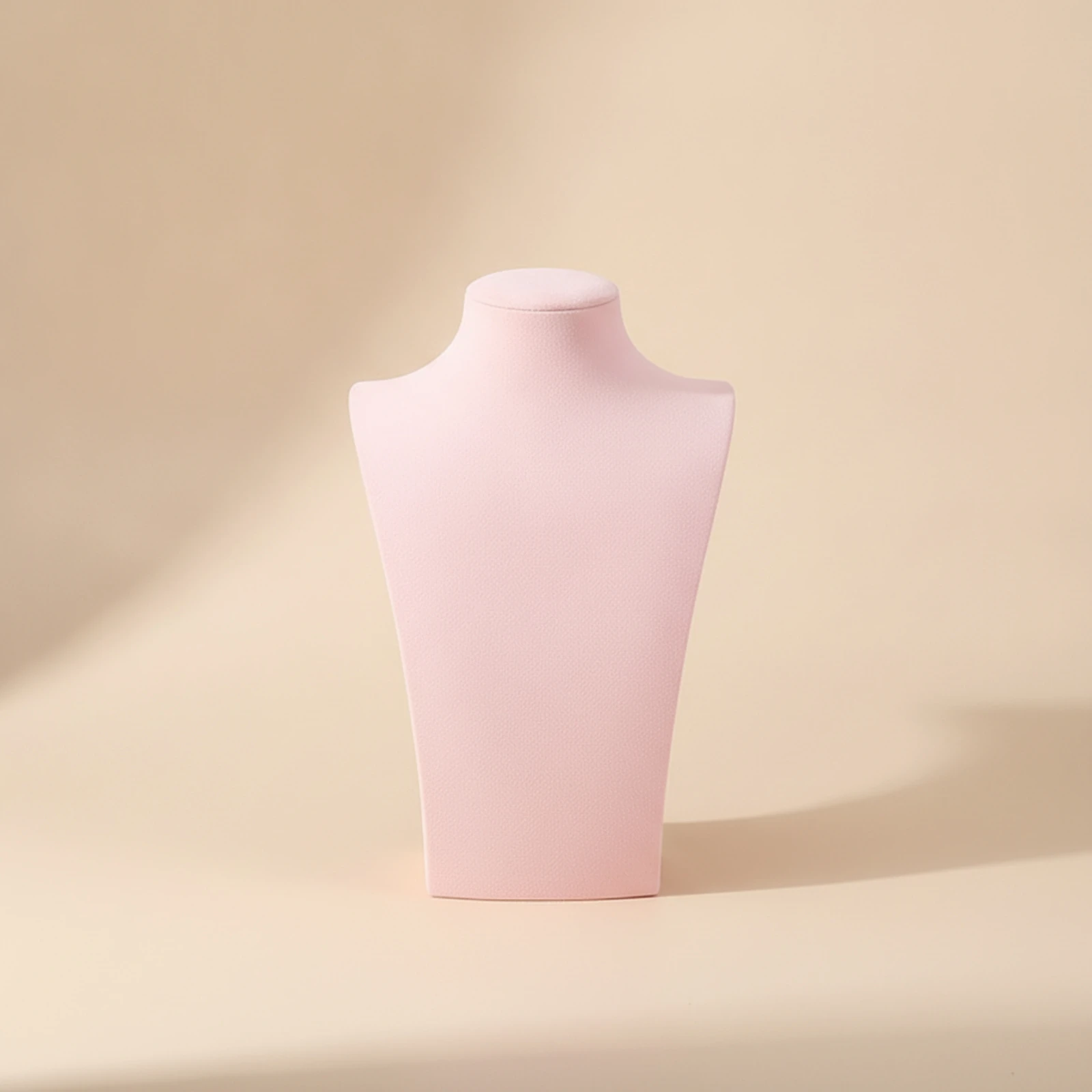 L-Shaped Necklace Display Bust Compact Torso and Neck Jewelry Display Form for Boutique Owners, Retail Counters, Showcases