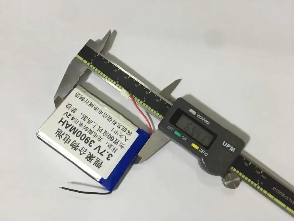 Nova bateria de polímero de lítio 3.7v de capacidade total 905070 3900mah gps walkie talkie/equipamento/mini