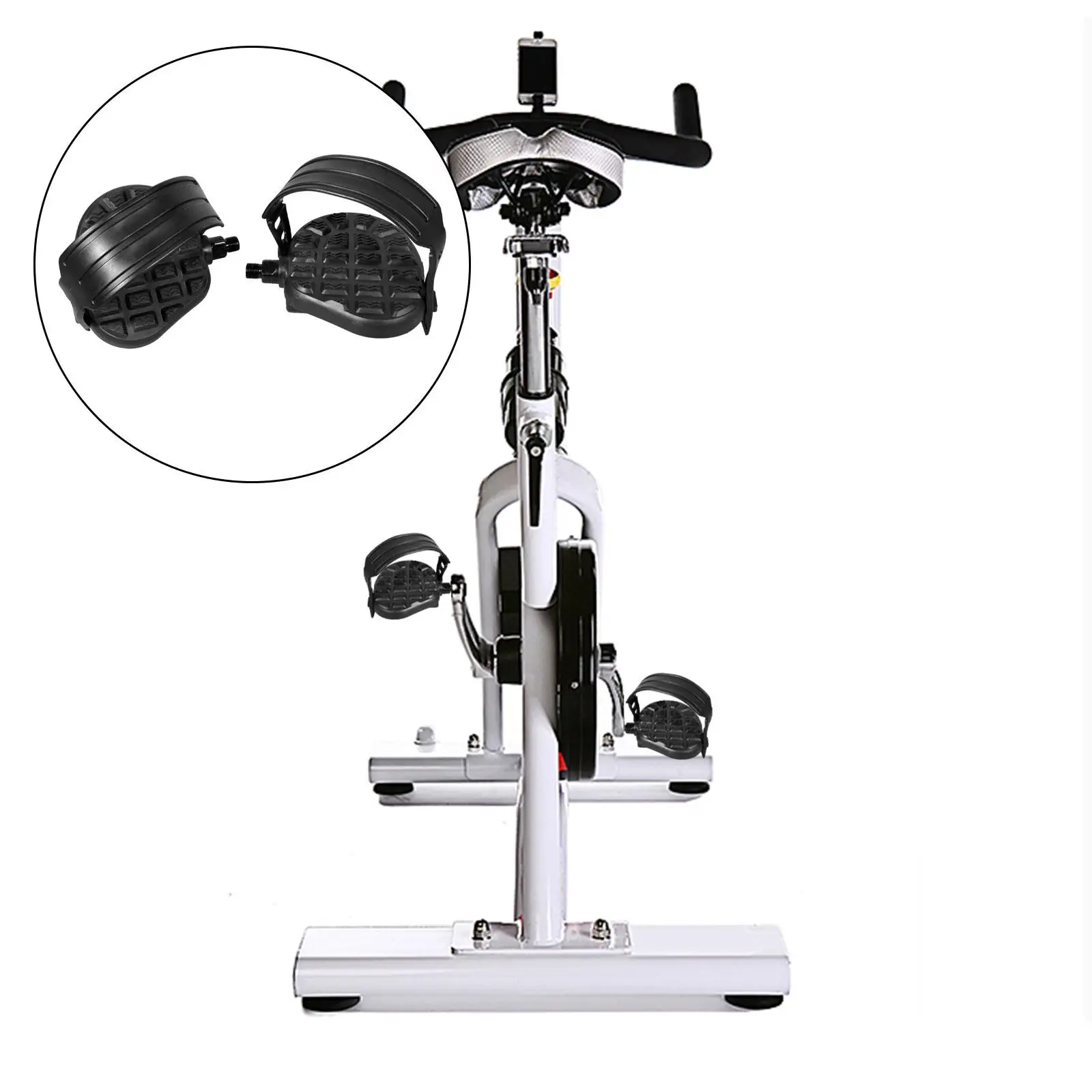 Portable Exercise Bike Pedals Non Slip Lightweight Fitness Equipment for Fitness Home Gym