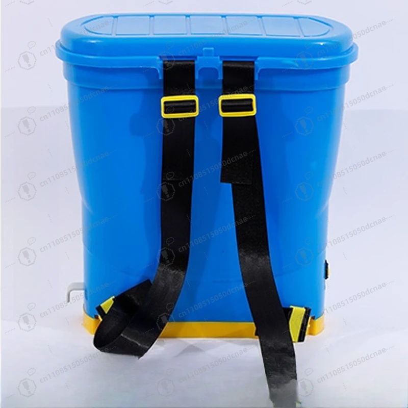 25L Front Carry Electric Fertilizer Spreader, Agricultural Fertilizer Applicator for Crop & Seedling