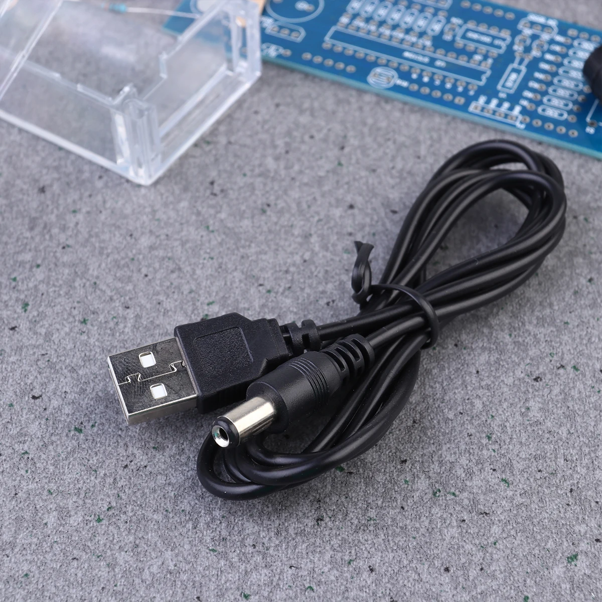 

1Set Scm Led Digital Clock Red Components Single Chip Microcomputer Clock Premium Material Diy Electronic