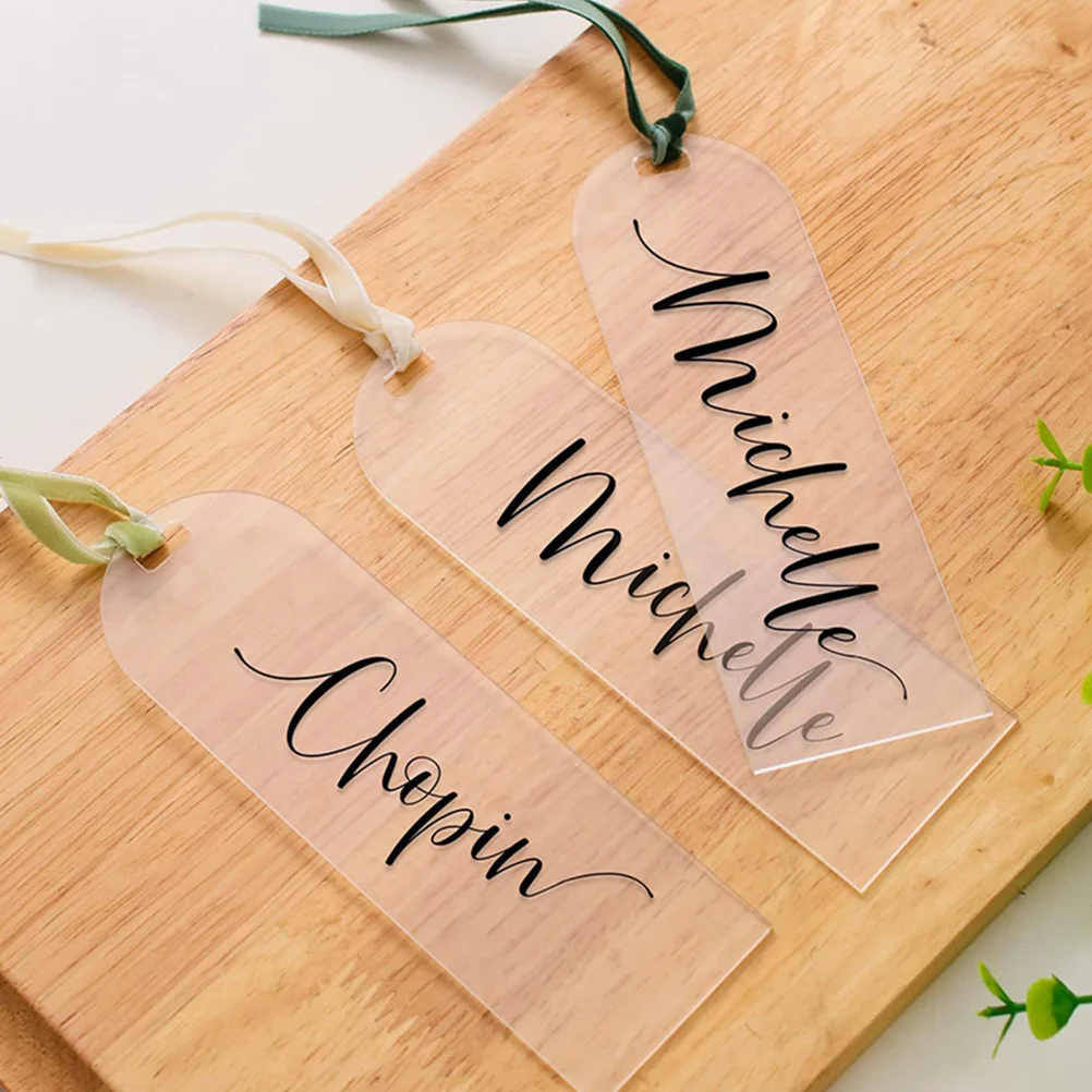 ที่คั่นหนังสืออะคริลิคใส 20 ชิ้น สำหรับอ่านหนังสือ ทำเอง น้ำหนักเบา รูปทรงสี่เหลี่ยมผืนผ้า เหมาะสำหรับคนรักหนังสือ ครู และงานฝีมือ