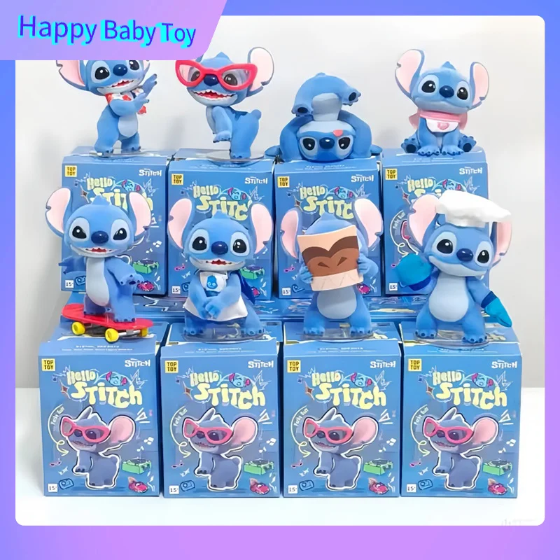 

100%Genuine Disney Hello Stitch Blind Box Series Bag Pendant Desktop Decoration Cute Doll Peripherals Trendy Birthday Gift