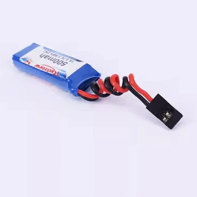 Model Plane Lithium Battery 1S 25C 500/600mAh 3.7V DLG with JR Head