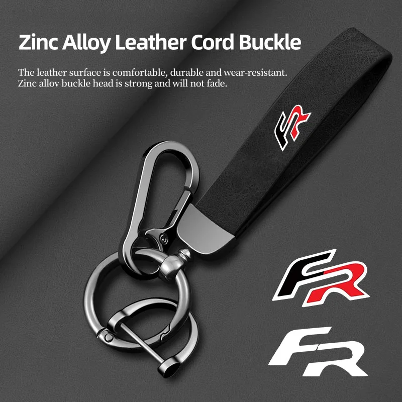 LLavero de coche de alta calidad, llavero de aleación de Zinc, hebilla de herradura para Seat FR Ibiza Cupra Arosa Ateca Cordoba Exeo Tarraco