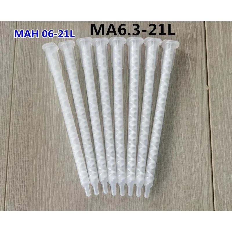 MAH06-21L MA6.3-21L Static Mixing Nozzle Epoxy Resin Static Mixer for Duo Pack Adhesive