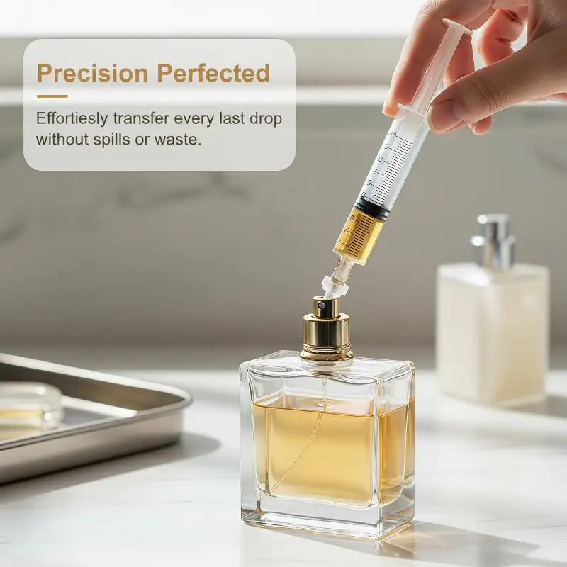 Universal Syringe Perfume Refill Adapter Needle Head Accurate Cosmetic Bottle Liquid Filling Tool