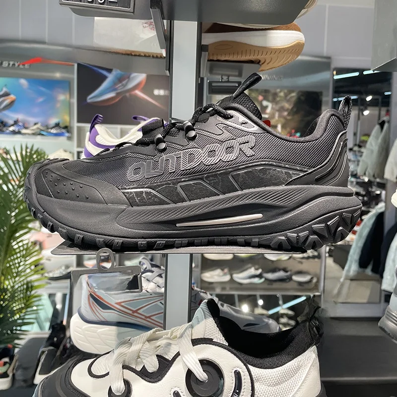 

XTEP Men's Outdoor Running oes Large Bot Particle Sensation Off-Road Running oes Spring 2025 Faionable Me Upaded...