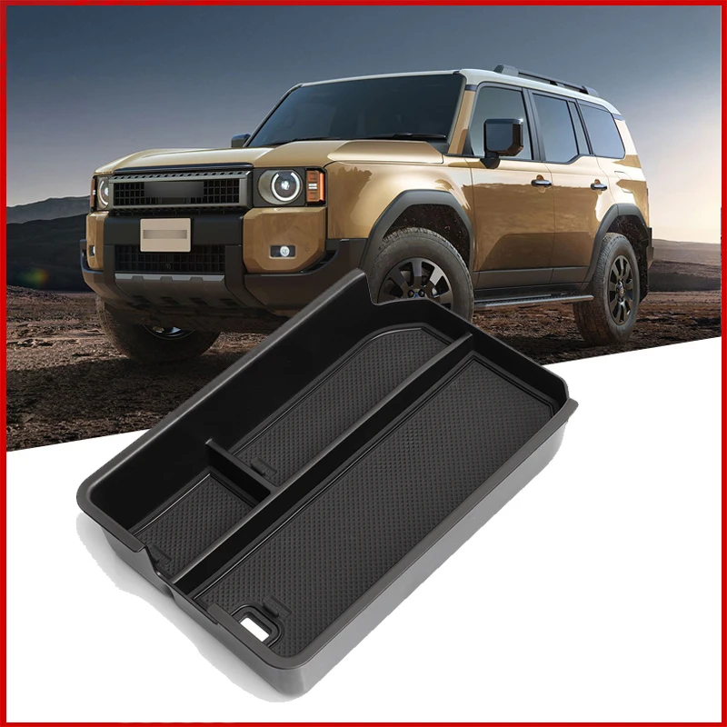 

For Toyota Prado Land Cruiser Lc250 2024 2025 Car Center Console Armrest Storage Box Organizer Interior Tidying Car Accessories