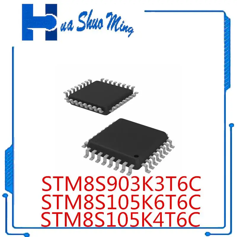 5PCS/LOT  STM8S903K3T6C LQFP32 STM8S105K6T6C STM8S105K4T6C   STM8S105  LQFP32