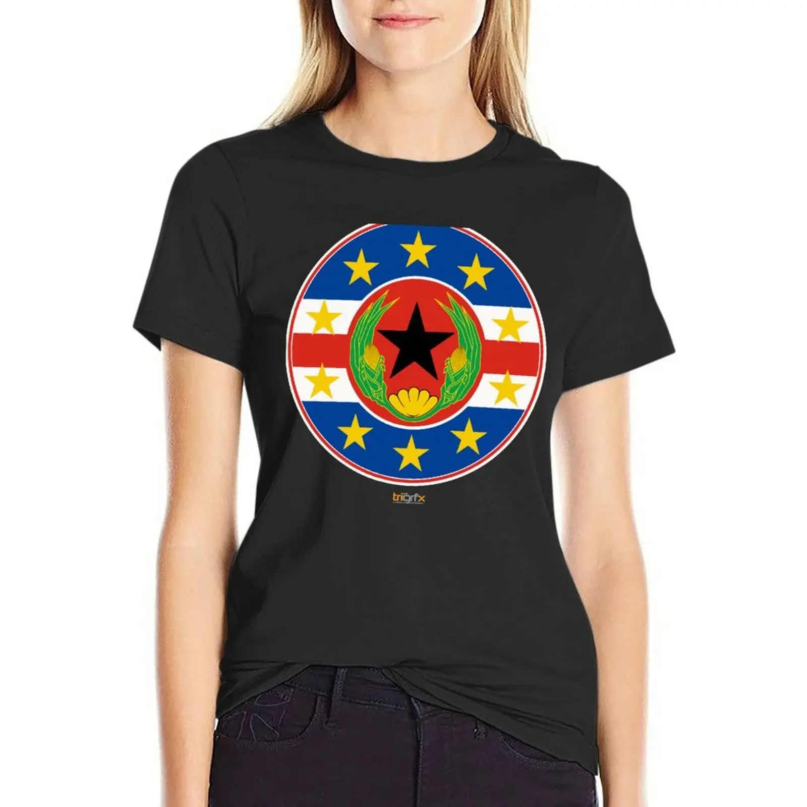 

Cape Verde Past & Present T-Shirt plus sizes sweat customizeds t shirts for Womens
