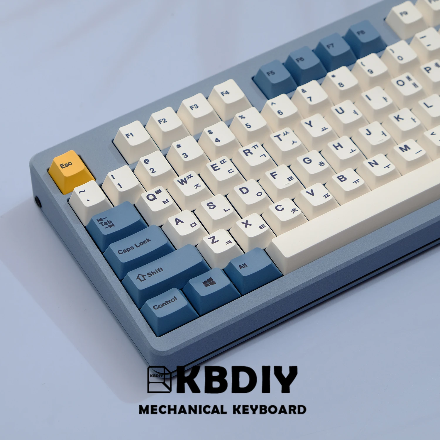 Kbdiy tasten/set pbt aprikose gelb keycap koreanische kirsche profil tasten kappen für mechanische tastatur 7u diy custom für gmk67 gmk75