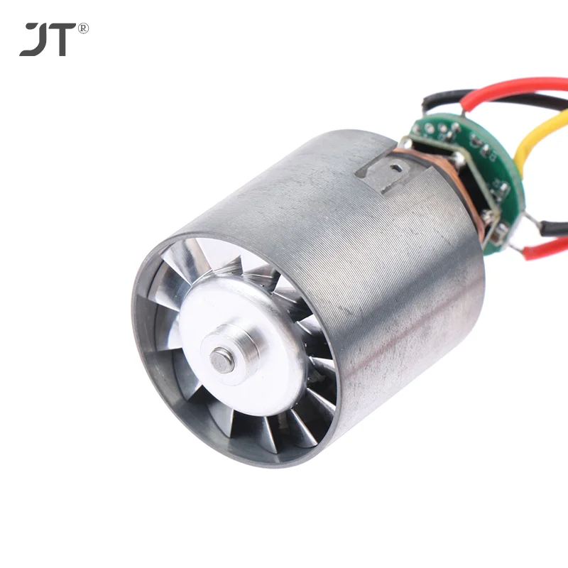 DC 9/12/24V 5A 3.5A Mini Brushless Motor 100000RPM High-speed CNC Aluminum Alloy Impeller Ducted Fan Stepless Speed Regulation