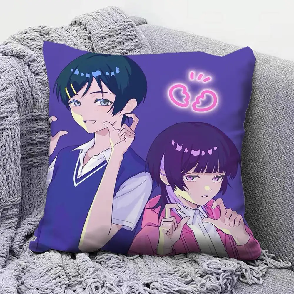 girl meets rock Manga  Pillow Covers, Home Sofa Cushion Covers and Aecorative Custom