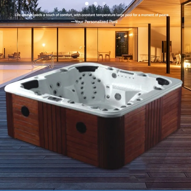 Europe Balboa Control Swim Pool Outdoor Spa Hot Tub With Jacuzzier Function
