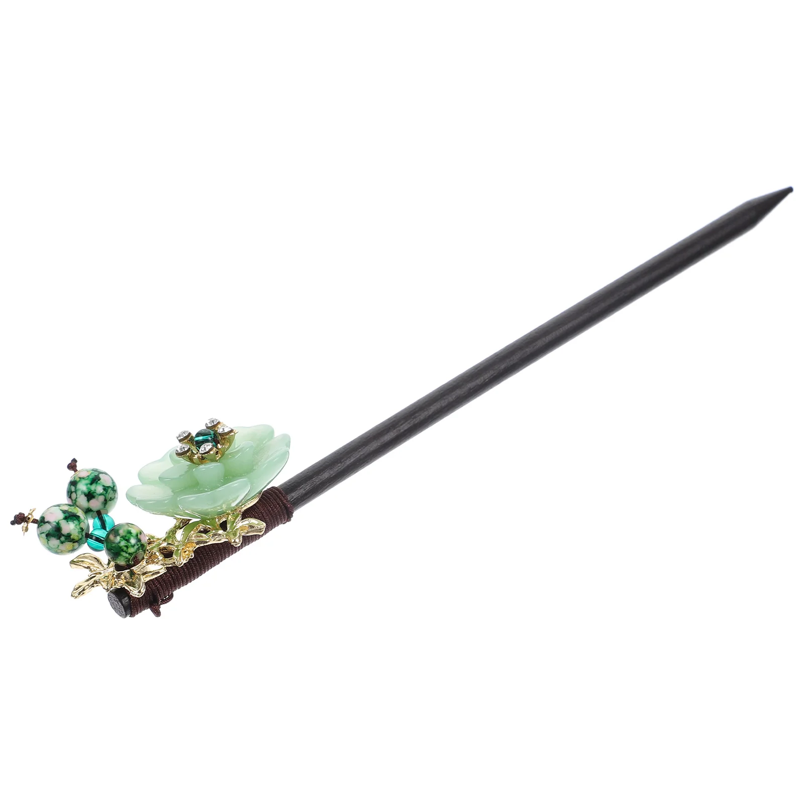 

Retro Hair Stick Agate Chopstick Tassel Women Vintage Hanfu Hairpin Bobby Pins for Clips Light Weight Durable Solid Long Hair