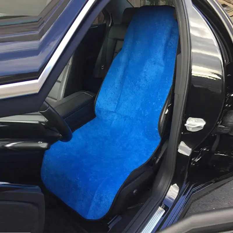 1Pcs Universal Front Car Seat Cover Non-slip Sweat Absorbing Towel Seat Protector For SUV Truck All Seasons