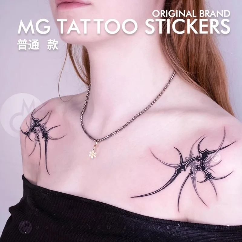 

Cartoon Geometric heart Temporary Tattoo Art Lasting Fake Tattoo for Woman Shoulder Sexy Sticker Waterproof Tatuajes Temporales