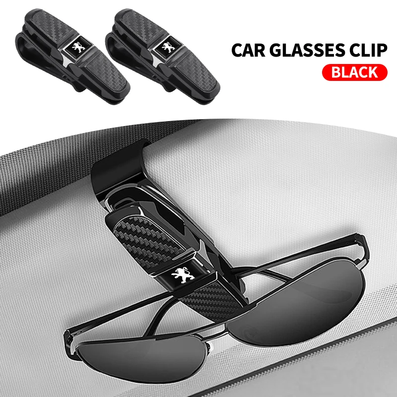 Car Glasses Clip For Peugeot 206 207 208 301 307 308 T9 406 407 408 508 2008 3008 5008 108 RCZ 607 4008 Rifter 107 Accessories