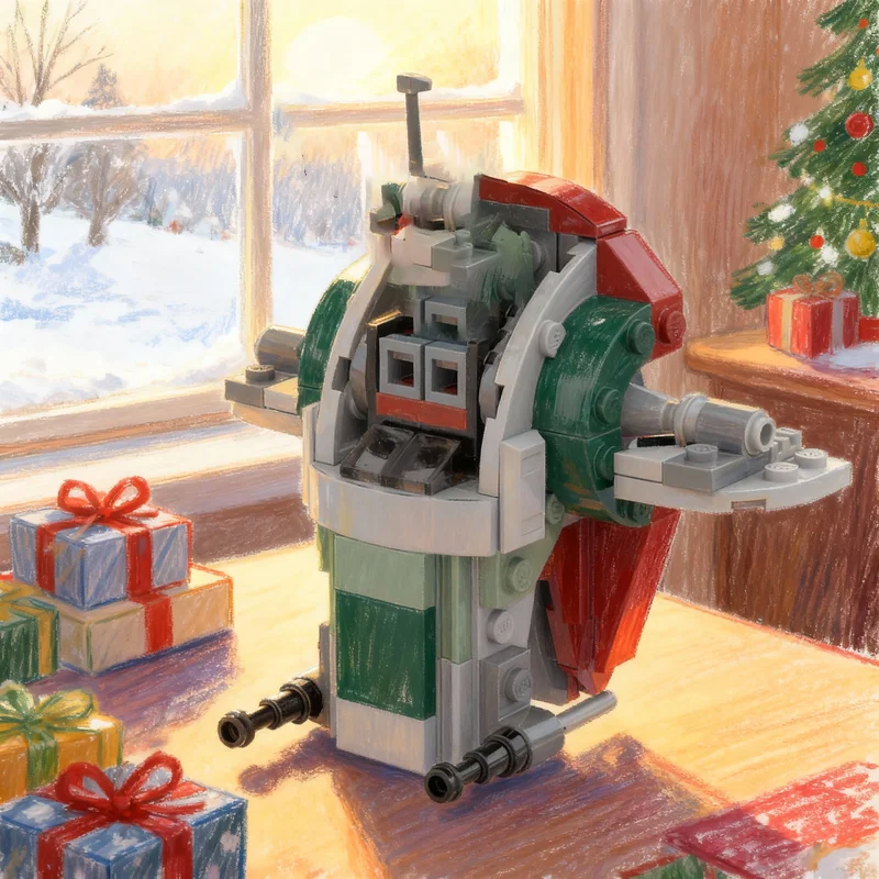 

Набор из 119 деталей: Конструктор MOC Star Battle Slave I Microfighter. Развивающая игрушка-конструктор. Идея для творчества и обучения. Отличный подарок на Рождество.