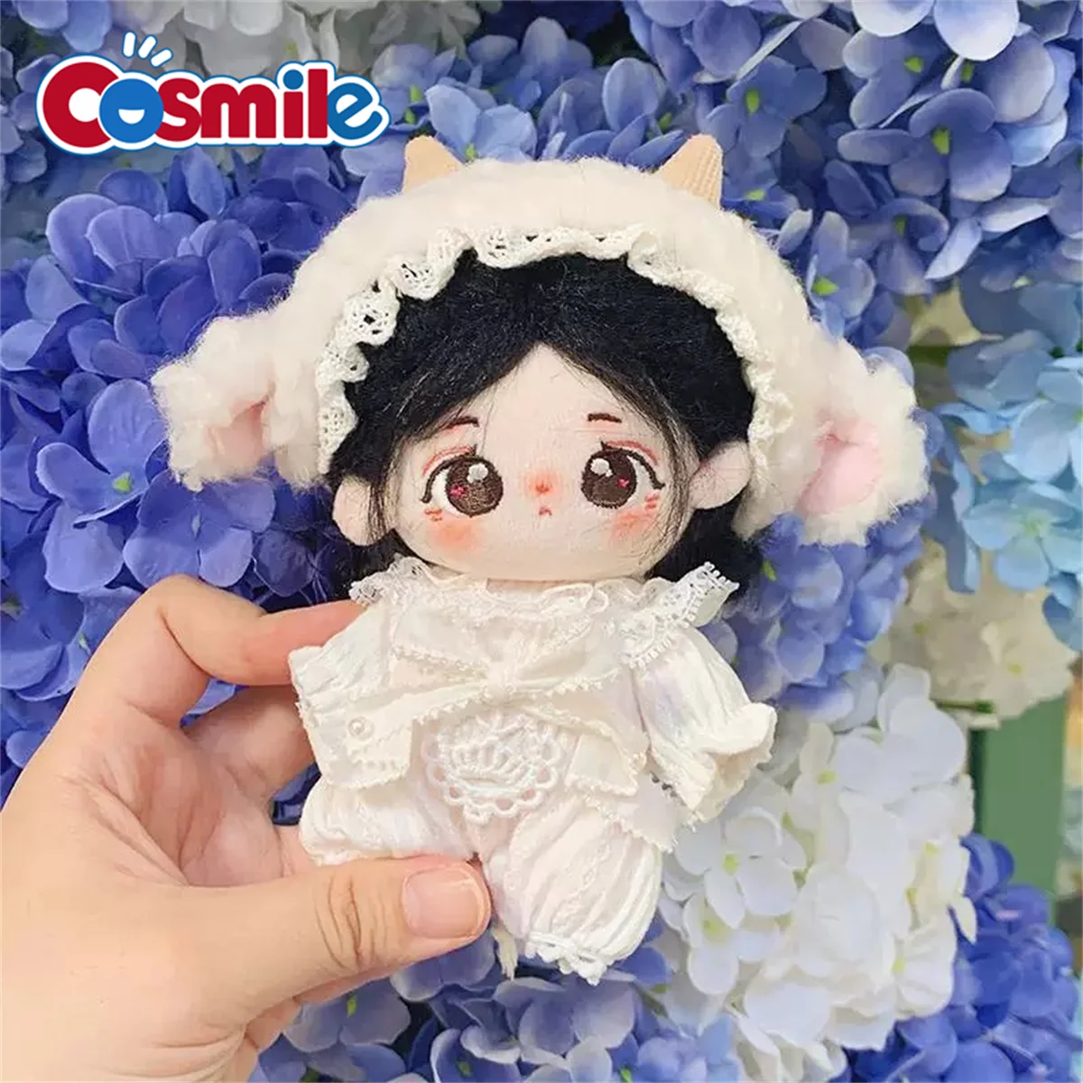 Sheep Lamb Cute White Pajamas Dress Skirt Costume Stuffed Plush 10cm 20cm Doll Accessories Doll's Clothes cosplay kids gifts