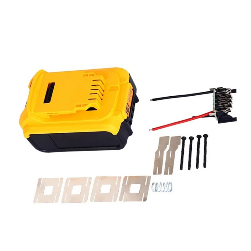 WORTHOWN-6X Li- Battery Plastic Case PCB Charging Protection Circuit Board Shell For  18V 20V Li- Battery