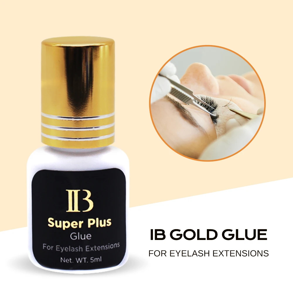 2 Bottles IGLUE IBeauty Super Plus Glue Adhesive For Eyelash Extensive Super Bonder Lava Lash Korea Liquid Clear Health Makeup