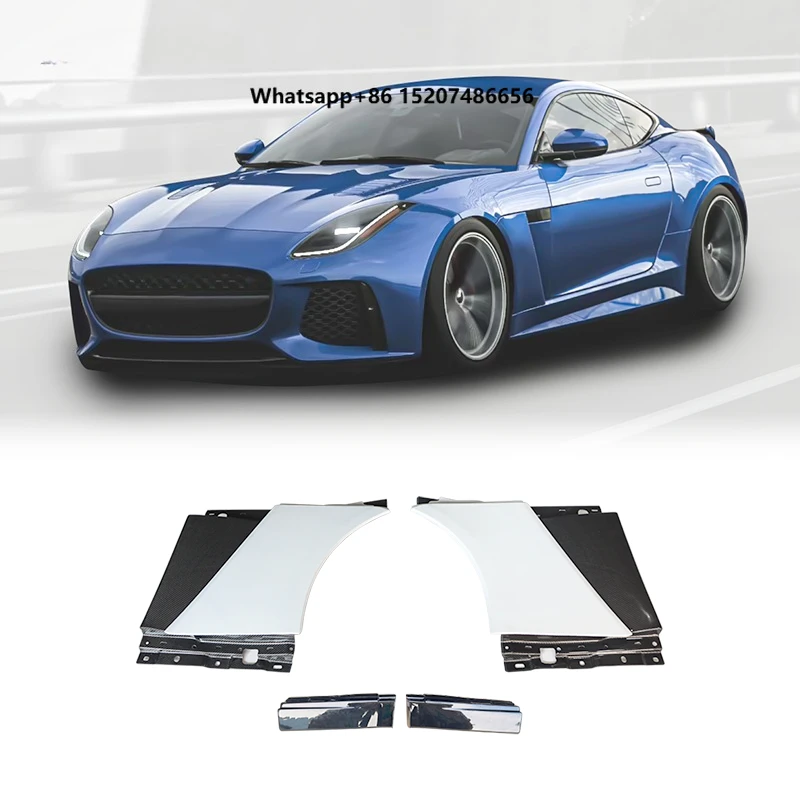 Car Mudguard, Car Fenders Modification and Decoration Accessories  for  F-Type 6.0 SVR Front Fender Body Kit