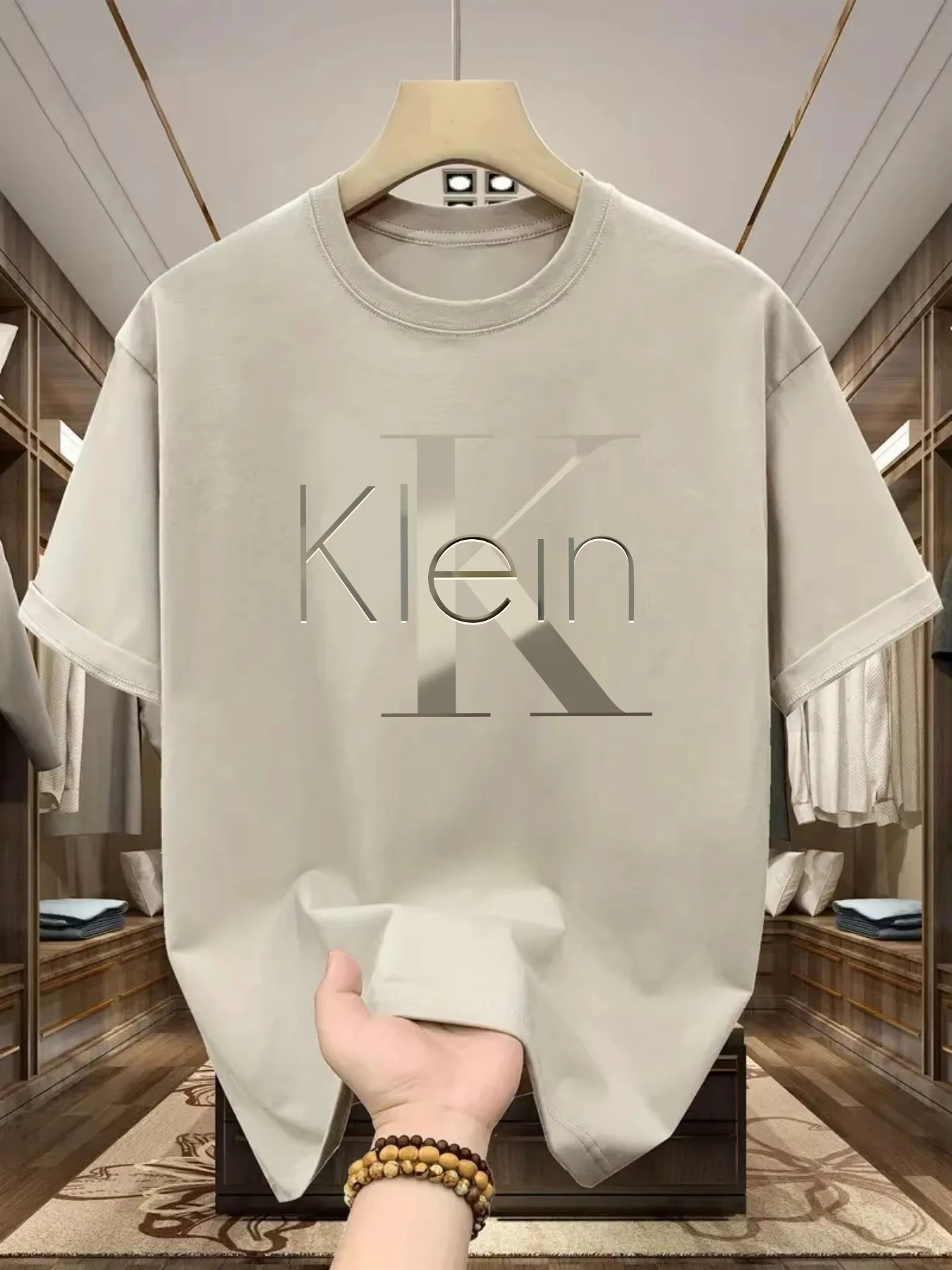 Hot Sales Light Luxury T-shirt Men and Women Summer Cotton Clothing Fashion High Quality Short Sleeved Tee Streetwear Unisex