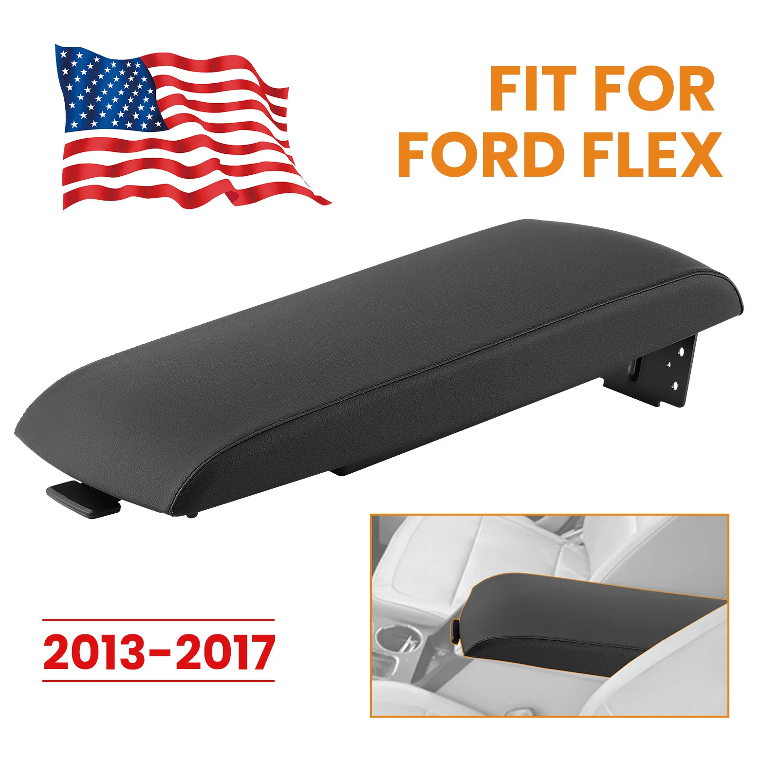 

Armrest Center Console Lid Cover for Ford Flex EA8Z7406024AB 2013 2014 2015-2017 DA8Z7406024AC