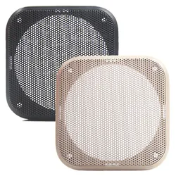 4 inch square horn mesh cover speaker car horn mesh cover square decorative ring mesh dust cover protective cover mesh 2pcs send