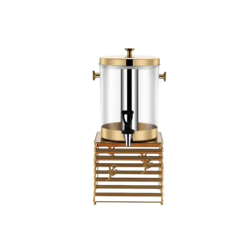 8L Stainless Steel Juice Dispenser Food Grade Beverage Cooler Electric Drink Dispenser for Buffet Hotel Catering