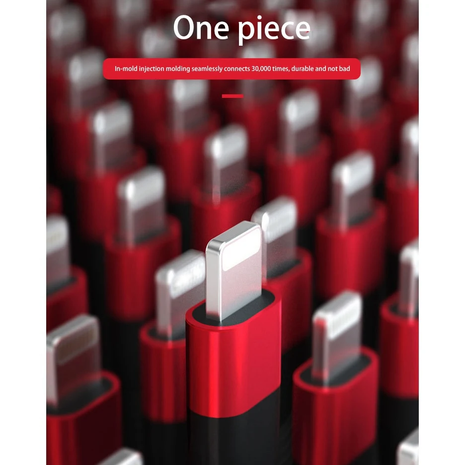 สายเคเบิลข้อมูล SL001สายชาร์จ USB สายชาร์จ2.4A ชาร์จ/ถ่ายโอนข้อมูล1.2เมตรสายชาร์จสำหรับ iPhone