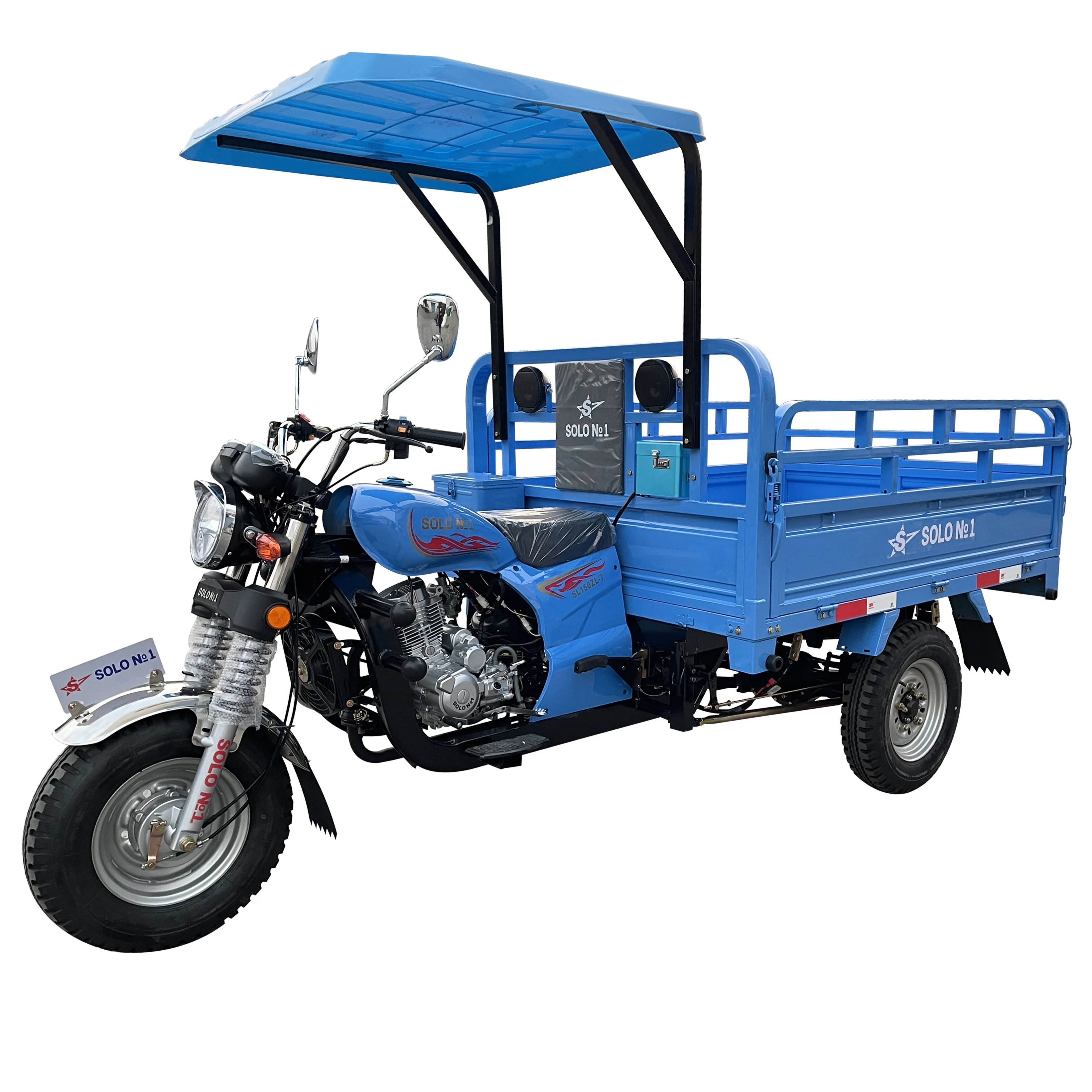 

150cc Three Wheel Cargo Motor Tricycle Moto Tricycle Cargo Loader 3 Wheel Farm Truck