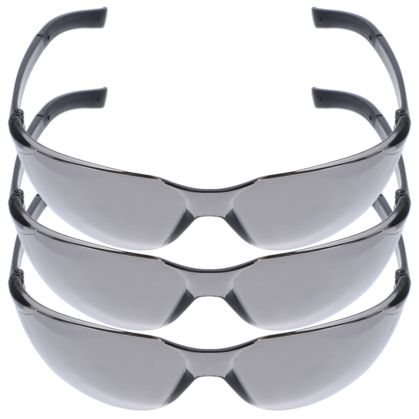 

3 Pcs Sunglasses Men Sports Outdoor Riding Windproof Grey Lens UV400 Protection Cycling Motorcycle Running Glasses