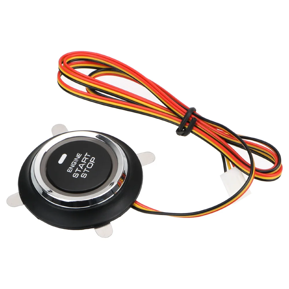 Auto Car Engine Start Stop Push Button Universal Entry Ignition Starter Switch 12V Auto Replacement Keyless