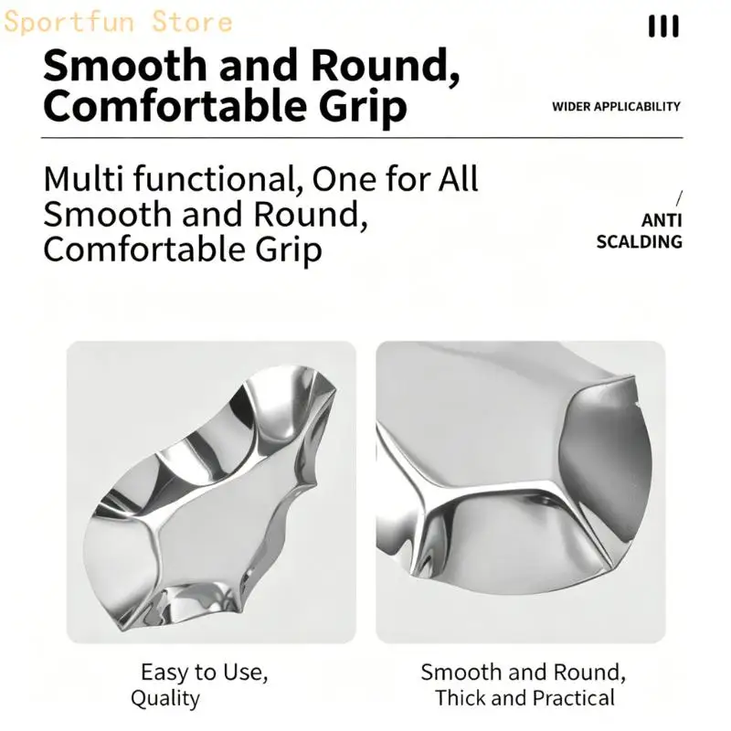 Rustproof Heat Resistant Dipping Bowls Stainless Steel Appetizer Tray Enduring X7JD