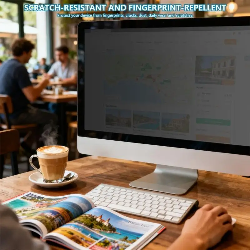 

Entrapment Hanging Privacy Filter With Oppose Stare angrily Technology And Blue Light Reduction For Computer Monitors F19E