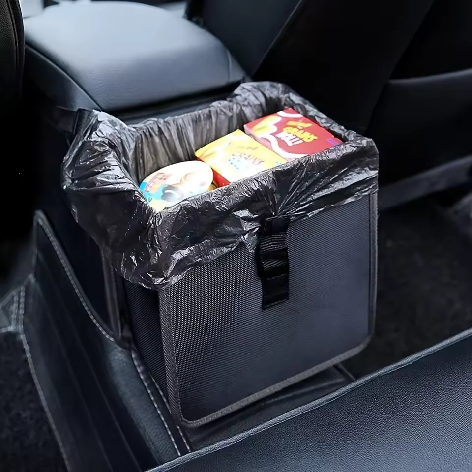 

Foldable Car Trash Can, Hanging Waterproof Leakproof Trash Can Storage Bag for Car with Large Capacity, Car Interior Accessories