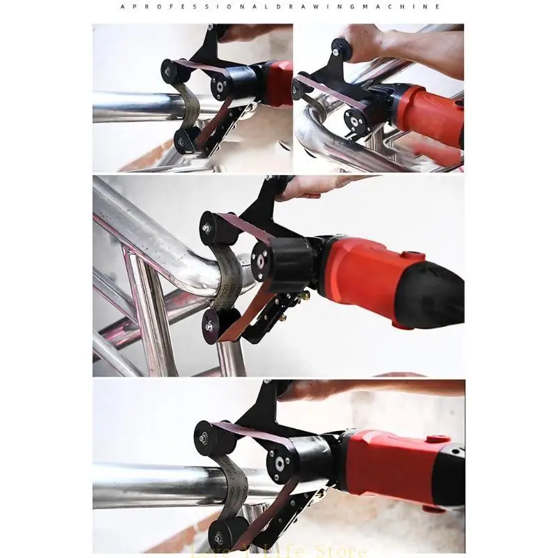 

L74C Stainless Steel Round Pipe Wire Drawing Machine Polishing Machine Sanding Belt Machine Grinding Machine Grinder