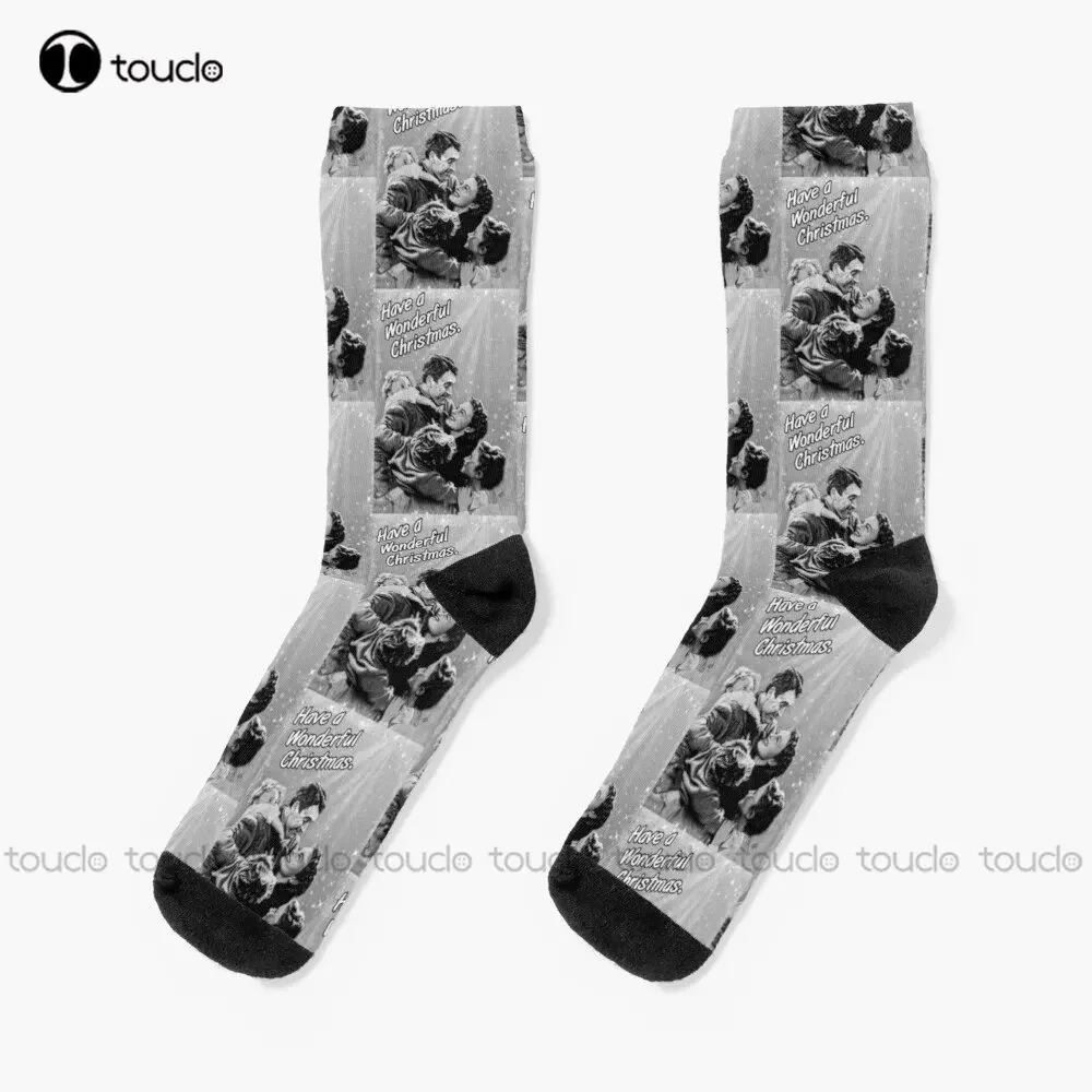 

It'S A Wonderful Life - Christmas Socks Slipper Socks Personalized Custom Unisex Adult Teen Youth Socks Custom Gift New Popular