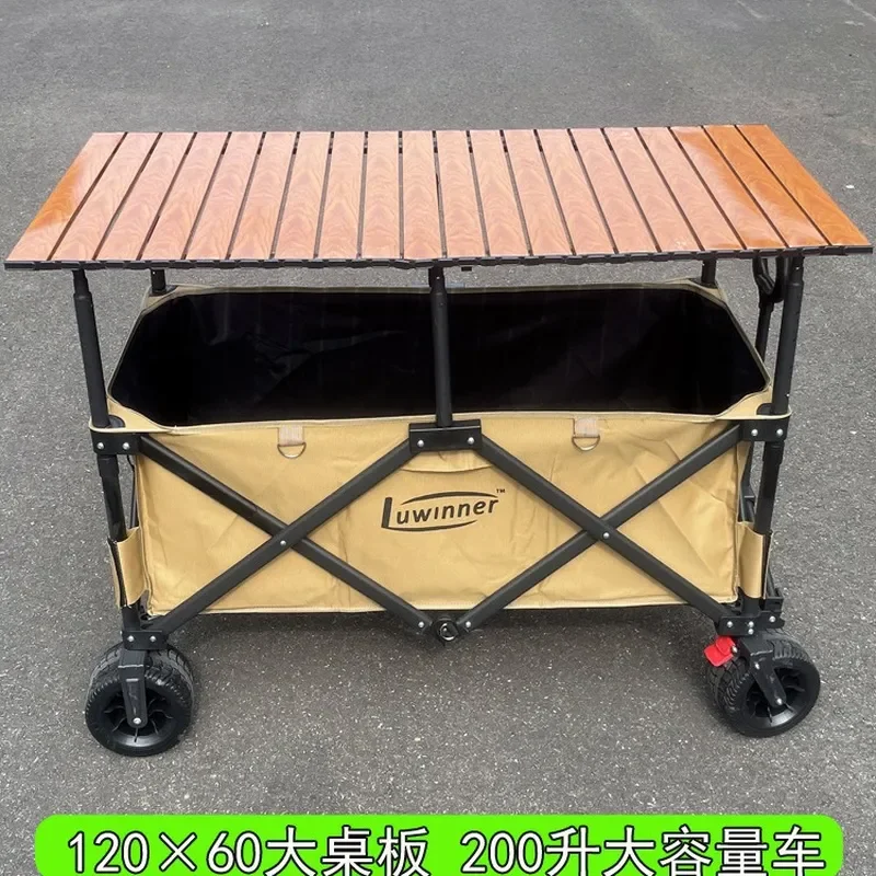 New 120cm High Stall Car Lift Up Camper Van Mobile Food Truck Night Market Vendor Booth Small Pull Cart Dining Vehicle